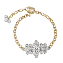 Load image into Gallery viewer, “fleurs”<br>Diamond Chain-Ring<br>1550A