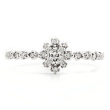 Load image into Gallery viewer, “snow crystal”<br>Graded Diamond Ring<br>853APR2