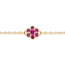 Load image into Gallery viewer, “fleurs”<br>Ruby Bracelet<br>1334B