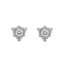 Load image into Gallery viewer, “fleurs”<br>Diamond Earrings<br>1552A