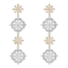 Load image into Gallery viewer, “DAMASK” Diamond Earrings<br>1188A