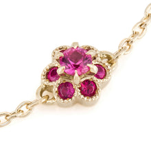 Load image into Gallery viewer, “fleurs”<br>Ruby Bracelet<br>1334B