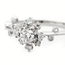 Load image into Gallery viewer, “snow crystal”<br>Graded Diamond Ring<br>851ARO2