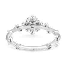 Load image into Gallery viewer, “snow crystal”<br>Graded Diamond Ring<br>850APR2
