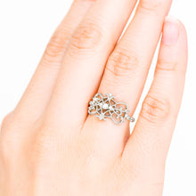 Load image into Gallery viewer, “Lyre”<br>Diamond Chain-Ring<br>842A