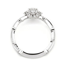 Load image into Gallery viewer, “snow crystal”<br>Graded Diamond Ring<br>851ARO2