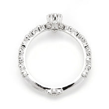 Load image into Gallery viewer, “snow crystal”<br>Graded Diamond Ring<br>853ARO2
