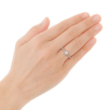 Load image into Gallery viewer, “snow crystal”<br>Graded Diamond Ring<br>853ARO2