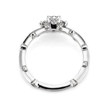 Load image into Gallery viewer, “snow crystal”<br>Graded Diamond Ring<br>850APR2