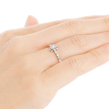 Load image into Gallery viewer, “snow crystal”<br>Graded Diamond Ring<br>853AOM2