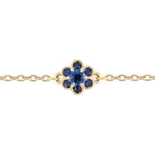 Load image into Gallery viewer, “fleurs”<br>Blue Sapphire Bracelet<br>1334C