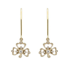 Load image into Gallery viewer, “Trois Feuilles”<br>Diamond Earrings<br>1047A-AP