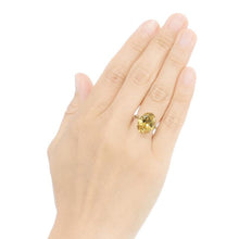 Load image into Gallery viewer, Yellow Beryl Chain-Ring<br>260FJ