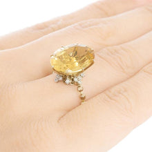 Load image into Gallery viewer, Yellow Beryl Chain-Ring<br>260FJ