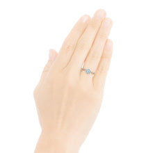 Load image into Gallery viewer, Aquamarine Chain-Ring<br>269X