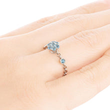Load image into Gallery viewer, Aquamarine Chain-Ring<br>269X