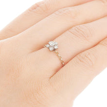 Load image into Gallery viewer, “Narcissus”<br>Diamond Chain-Ring<br>329D