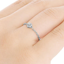 Load image into Gallery viewer, “fleurs”<br>Diamond Chain-Ring<br>1330A