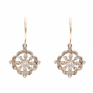 “DAMASK” Diamond Earrings<br>1169A_AP
