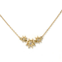 Load image into Gallery viewer, 1057A&lt;br&gt;“snowflakes”&lt;br&gt;Diamond Necklace
