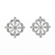 Load image into Gallery viewer, “DAMASK” Diamond Earrings&lt;br&gt;1169A
