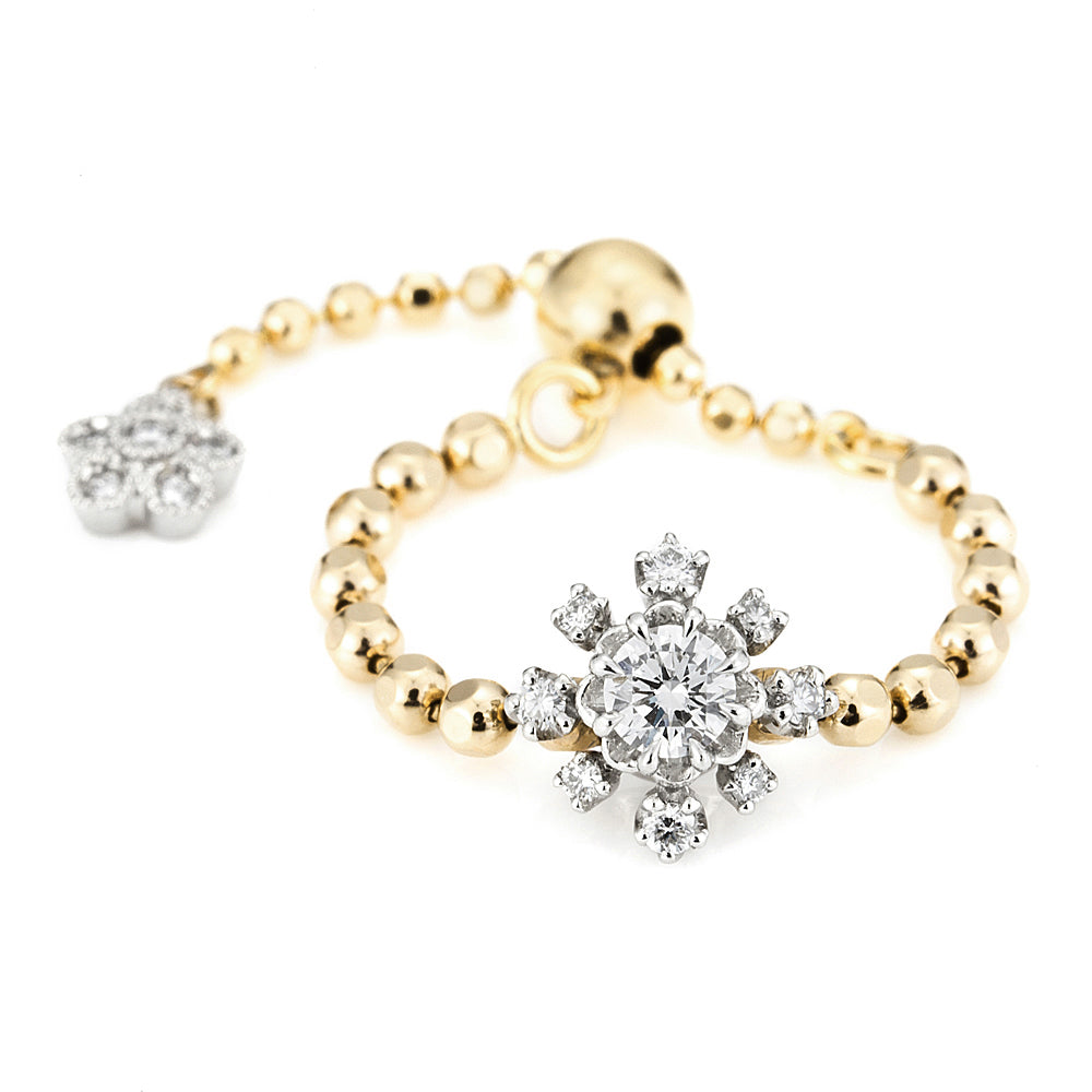 “snowflakes”<br>Diamond Chain-Ring<br>256Z