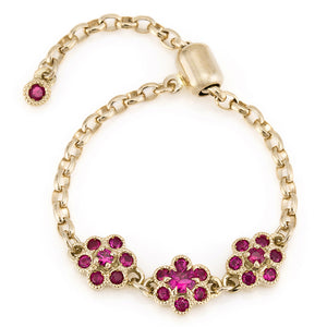 “fleurs”<br>Ruby Chain-Ring<br>1331B