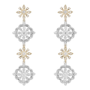 “DAMASK” Diamond Earrings<br>1188A