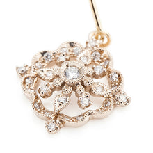 Load image into Gallery viewer, “DAMASK” Diamond Earrings&lt;br&gt;1169A_AP
