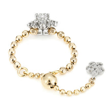 Load image into Gallery viewer, “snowflakes”&lt;br&gt;Diamond Chain-Ring&lt;br&gt;256Z
