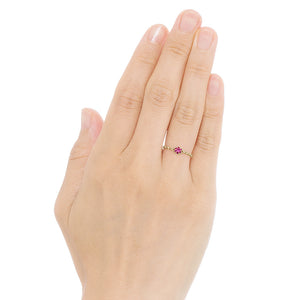 1330B<br>“fleurs“<br>Ruby Chain-ring