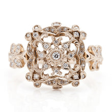 Load image into Gallery viewer, “DAMASK”&lt;br&gt;Diamond Ring&lt;br&gt;1163A
