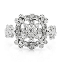Load image into Gallery viewer, “DAMASK”&lt;br&gt;Diamond Ring&lt;br&gt;1163A
