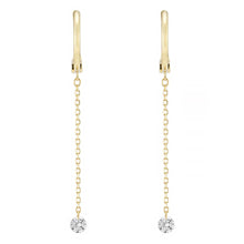 Load image into Gallery viewer, Laser-Holed Diamond Earrings&lt;br&gt;1309B
