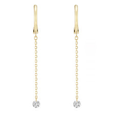Load image into Gallery viewer, 1309B&lt;br&gt;Laser-Holed Diamond Earrings
