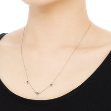 Load image into Gallery viewer, 1011B&lt;br&gt;“Clair de lune”&lt;br&gt;Blue sapphire Necklace
