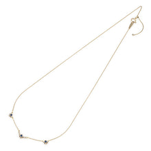 Load image into Gallery viewer, “Clair de lune”&lt;br&gt;Blue Sapphire Necklace&lt;br&gt;1011B
