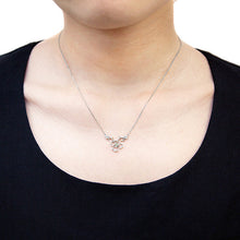 Load image into Gallery viewer, “Trois Feuilles”&lt;br&gt;Demantoid Garnet Necklace&lt;br&gt;1045B
