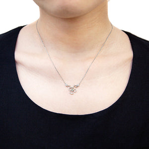 “Trois Feuilles”<br>Demantoid Garnet Necklace<br>1045B
