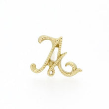 Load image into Gallery viewer, Initial Pin Brooch&lt;br&gt;1052A
