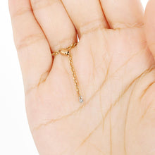 Load image into Gallery viewer, “Polar Night”&lt;br&gt;Diamond Chain-Ring&lt;br&gt;930A
