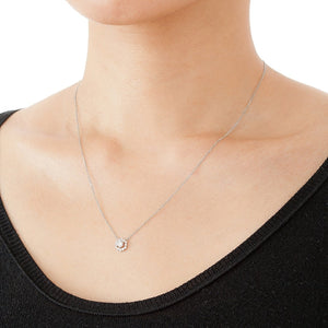 1104A<br>“reticella”<br>Diamond Necklace