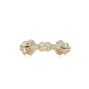 1492A<br>“Leaves”<br>Diamond Ear-cuff