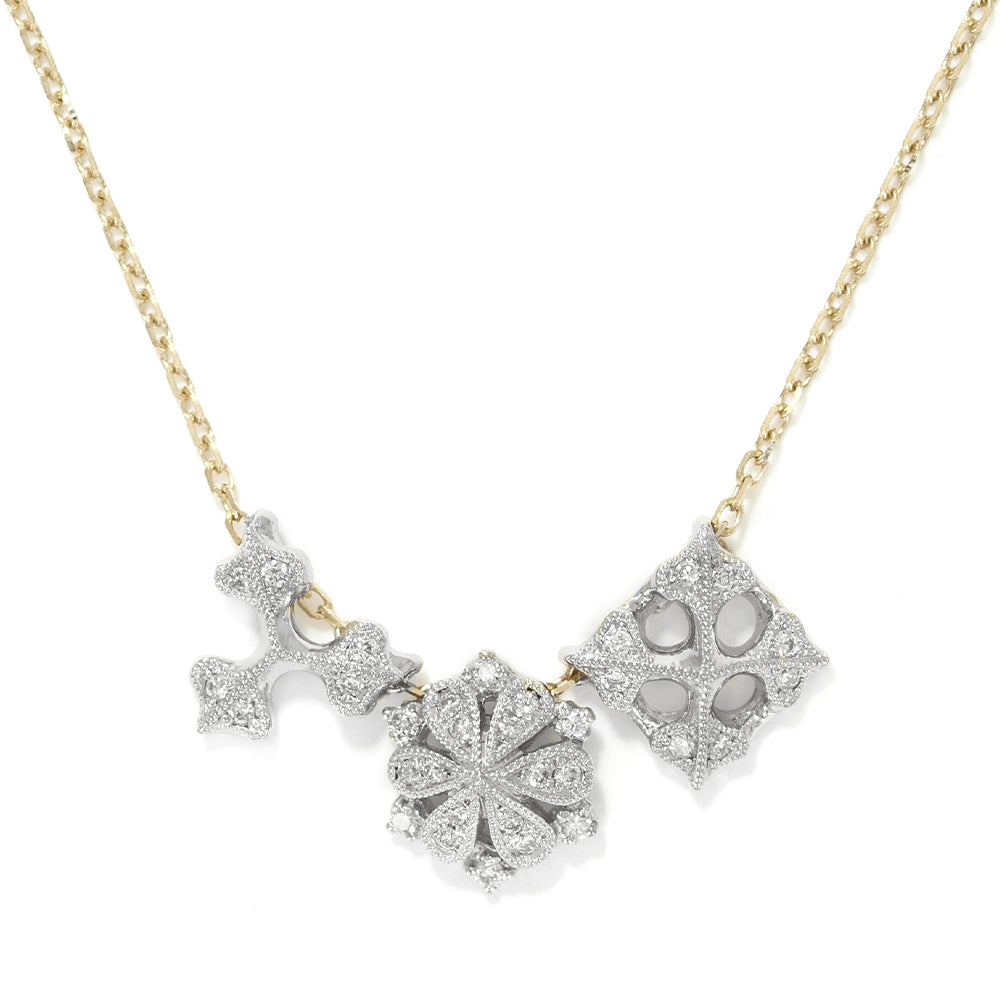 “geometry”<br> Diamond Necklace<br>1403A
