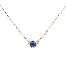 將圖片載入圖庫檢視器 1066B&lt;br&gt;Blue sapphire necklace
