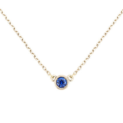 1066B<br>Blue sapphire necklace