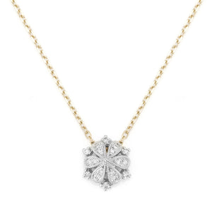 1404A<br>“geometry”<br> Diamond Necklace