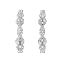 將圖片載入圖庫檢視器 “Leaves” Diamond-Pierced-earrings（1493A）
