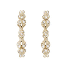 Load image into Gallery viewer, “Leaves”&lt;br&gt;Diamond Earrings&lt;br&gt;1493A
