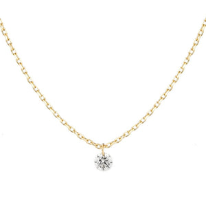 646N<br>Laser-Holed Diamond Necklace